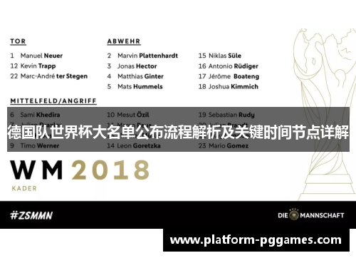 德国队世界杯大名单公布流程解析及关键时间节点详解